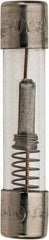 Cooper Bussmann - 250 VAC, 32 VDC, 4 Amp, Time Delay Miniature Glass Fuse - 1-1/4" OAL, 1/4" Diam - USA Tool & Supply