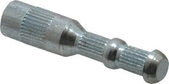 Wej-It - 5/16" Diam, 5/16" Drill, 1-9/16" OAL, 1" Min Embedment Drop-In Concrete Anchor - 12L14 Steel, Zinc-Plated Finish, Hex Nut Head, Hex Drive, 1/2" Thread Length - USA Tool & Supply