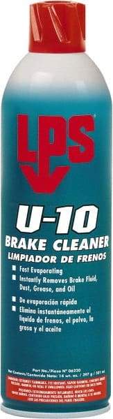 LPS - Low-VOC Nonchlorinated Brake Parts Cleaner - 16 oz Aerosol Can - USA Tool & Supply