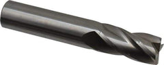 OSG - 16mm, 32mm LOC, 16mm Shank Diam, 89mm OAL, 4 Flute, Solid Carbide Square End Mill - Single End, Uncoated, Spiral Flute, 30° Helix, Centercutting, Right Hand Cut, Right Hand Flute, Series 404 - USA Tool & Supply