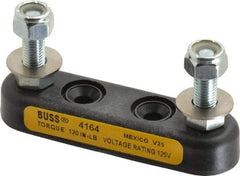 Cooper Bussmann - 1 Pole, 125 VAC, 800 Amp, Screw Mount Fuse Block - 3-3/16 Inch Fuse Length, 58.8mm Long x 24.1mm Wide x 1.62 Inch High Block - USA Tool & Supply