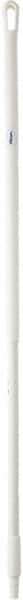 Vikan - 51 x 1-1/4" Fiberglass Squeegee Handle - European Threaded Connection, White - USA Tool & Supply