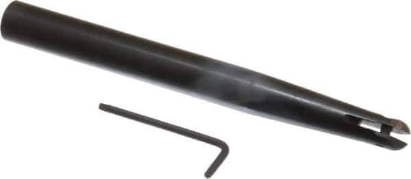 Minicut International - 1/2" Cut Diam, 3/8" Max Depth of Cut, 5/8" Shank Diam, 6" OAL, Indexable Ball Nose End Mill - 2.312" Head Length, Straight Shank, BNMI Toolholder, BNSI 0500 Insert - USA Tool & Supply