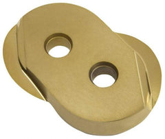 Minicut International - BNSI0375 Grade K20 Carbide Milling Insert - TiAlN Finish, 0.118" Thick, 3/8" Inscribed Circle, 3/16" Corner Radius - USA Tool & Supply