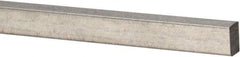 Precision Brand - 12" Long x 3/32" High x 3/32" Wide, Zinc-Plated Key Stock - Low Carbon Steel - USA Tool & Supply