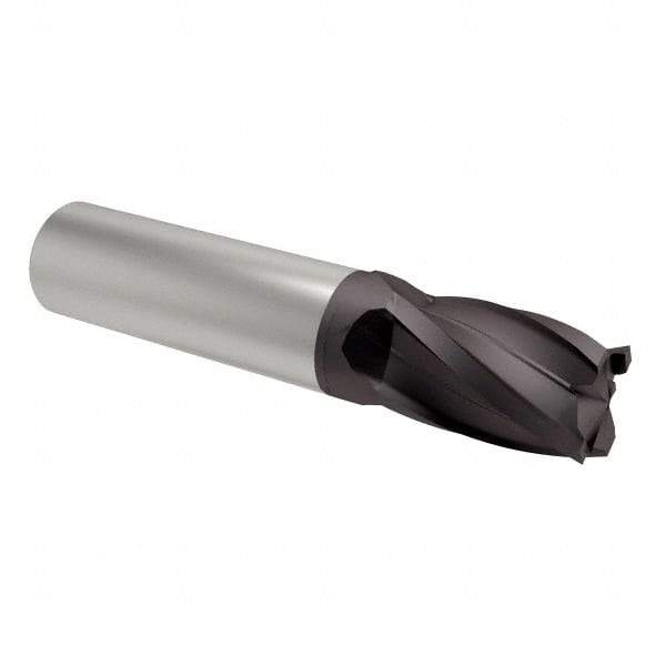 M.A. Ford - 1/2", 4 Flute, Single End, Solid Carbide, 0.03" Corner Radius End Mill - 2-1/2" OAL, 35/38° Helix, Right Hand Flute, 1/2" LOC, Right Hand Cut - USA Tool & Supply