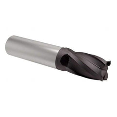 M.A. Ford - 1/2", 4 Flute, Single End, Solid Carbide, 0.03" Corner Radius End Mill - 2-1/2" OAL, 35/38° Helix, Right Hand Flute, 1/2" LOC, Right Hand Cut - USA Tool & Supply