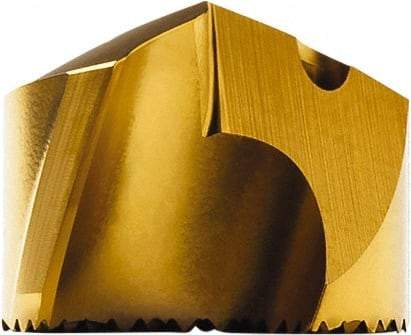 Seco - Series SD100, 22.8mm Diam 140° Replaceable Drill Tip - Carbide, TiAlN Finish, Through Coolant - USA Tool & Supply