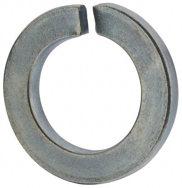 Value Collection - M24, 24.5mm ID, 40mm OD, 5mm Thick Split Lock Washer - Grade 8 Spring Steel, Zinc-Plated Finish, 24.5mm Min ID, 25.5mm Max ID - USA Tool & Supply