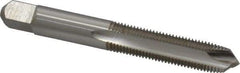Kennametal - 3/8-24 UNF, 3 Flute, Bright Finish, High Speed Steel Spiral Point Tap - Plug Chamfer, Right Hand Thread, 2.94" OAL, 1-1/4" Thread Length, 0.381" Shank Diam, 3B Class of Fit, Series 5301 - Exact Industrial Supply