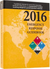 Brady SPC Sorbents - Emergency Response Guidebook Handbook, 1st Edition - 2016 - USA Tool & Supply