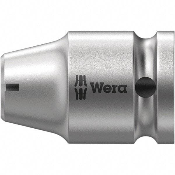 Wera - Socket Adapters & Universal Joints Type: Square-Drive to Hex Bit Adapter Female Size: 3/8 Socket Drive to 5/16 Hex - USA Tool & Supply