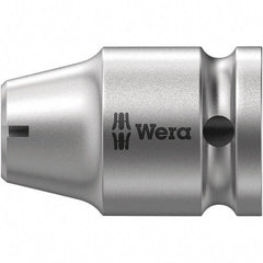 Wera - Socket Adapters & Universal Joints Type: Square-Drive to Hex Bit Adapter Female Size: 3/8 Socket Drive to 5/16 Hex - USA Tool & Supply