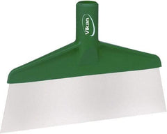 Remco - Stiff Stainless Steel Straight Scraper - 10-1/4" Blade Width - USA Tool & Supply