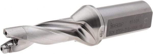 Iscar - 0.709" to 0.744" Diam, 3xD, 2.13" Max Depth, 1" Shank Diam, 5.45" OAL, Replaceable-Tip Drill - FCP, ICK, ICK-2M, ICM, ICP, iCP-2M Insert, 84853050 Toolholder, Series SumoCham - USA Tool & Supply
