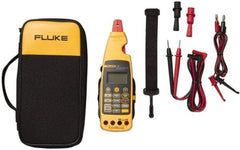 Fluke - 773, CAT II, Digital mA Process Clamp Meter with 0.1772" Detachable Jaws - 30 VDC, Measures Voltage, Current - USA Tool & Supply