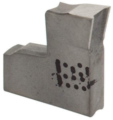 Iscar - TAG A IC20 Grade, 0.0827" Cutting Width, Carbide Cutoff Insert - 0° Neutral Lead Angle, 0.008" Cnr Rad, Single End - USA Tool & Supply
