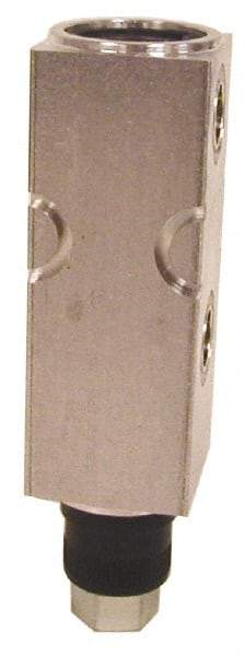 LDI Industries - 0.16 cc Output per Cycle, 1 Outlet Central Lubrication Air-Operated Pump - 25.4mm Wide x 4-3/64" High, Oil/Grease, 1/8-27 Outlet Thread, NPTF - USA Tool & Supply