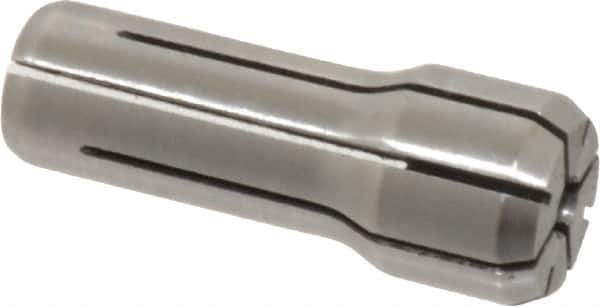 Kennametal - 3/32 Inch, 1/16 to 3/32 Inch Collet Capacity, Series DA300 Double Angle Collet - 1 Inch Overall Length, 3/8 Inch Overall Diameter, 0.001 Inch TIR - Exact Industrial Supply