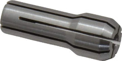 Kennametal - 1/8 Inch, 0.0938 to 1/8 Inch Collet Capacity, Series DA300 Double Angle Collet - 1 Inch Overall Length, 3/8 Inch Overall Diameter, 0.001 Inch TIR - Exact Industrial Supply