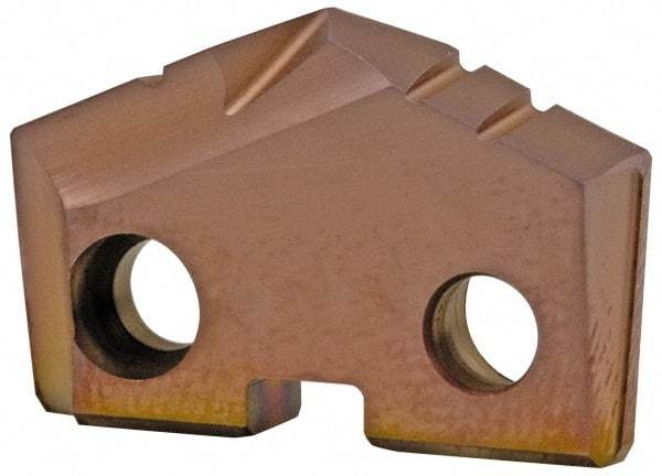 Allied Machine and Engineering - 19mm Diam x 5/32" Thick, Seat Code 1, 132° Included Angle Spade Drill Insert - AM200 Coated, Cobalt, Grade Super Cobalt, Series GEN2 T-A - USA Tool & Supply