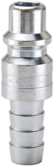 Parker - Hose Barb Industrial Pneumatic Hose Connector - Steel, 3/4" Body Diam, 1" Hose ID - USA Tool & Supply