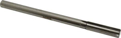 Made in USA - 0.636" Carbide-Tipped 6 Flute Chucking Reamer - Straight Flute, 9/16" Straight Shank, 2-1/4" Flute Length, 9" OAL - USA Tool & Supply