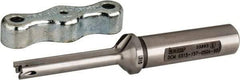 Iscar - 0.315 to 0.331" Diam, 5xD, 1.57" Max Depth, 1/2" Shank Diam, Replaceable Tip Drill - IDI Insert, 8 Seat Size, DCM Toolholder, Series ChamDrill - USA Tool & Supply
