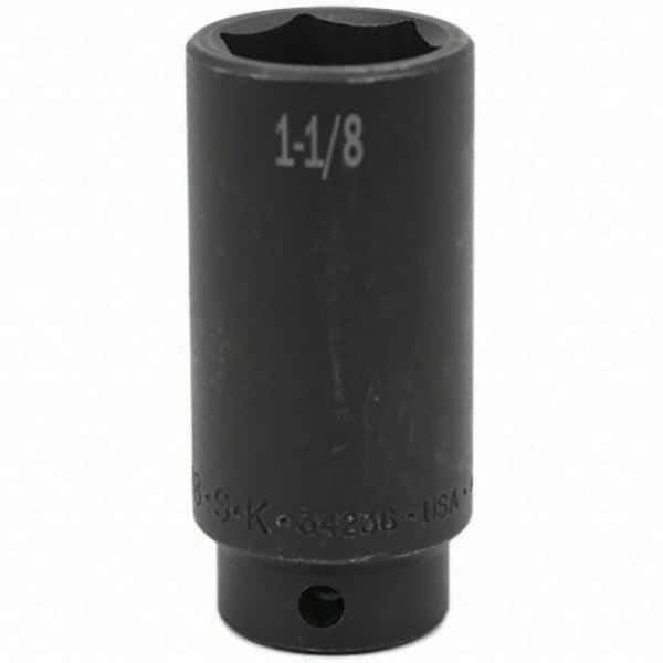 SK - Impact Socket - 1/2"DR 1-1/8" DEEP IMPACT SOCKET - USA Tool & Supply