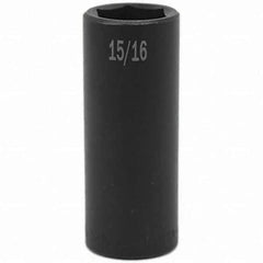 SK - Impact Socket - 1/2"DR 15/16" DEEP IMPACT SOCKET - USA Tool & Supply