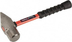 Proto - 4 Lb Head Cross Pein Hammer - 14" Fiberglass Handle, 1-15/16" Face Diam, 13-29/32" OAL - USA Tool & Supply