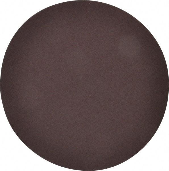 Norton - 8" Diam, 120 Grit Aluminum Oxide Adhesive PSA Disc - Medium Grade, Brown, X Weighted Backing, Flexible - USA Tool & Supply