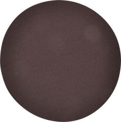 Norton - 8" Diam, 120 Grit Aluminum Oxide Adhesive PSA Disc - Medium Grade, Brown, X Weighted Backing, Flexible - USA Tool & Supply
