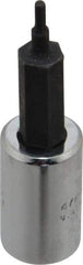 Proto - 1/4" Drive, 1/16" Hex Bit Socket - 1-7/8" OAL, 1" Bit Length - USA Tool & Supply