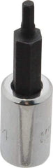 Proto - 1/4" Drive, 7/64" Hex Bit Socket - 1-7/8" OAL, 1" Bit Length - USA Tool & Supply