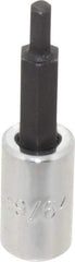 Proto - 1/4" Drive, 9/64" Hex Bit Socket - 1-7/8" OAL, 1" Bit Length - USA Tool & Supply