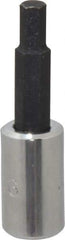 Proto - 1/4" Drive, 3/16" Hex Bit Socket - 1-7/8" OAL, 1" Bit Length - USA Tool & Supply
