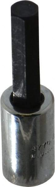 Proto - 1/4" Drive, 1/4" Hex Bit Socket - 1-7/8" OAL, 1" Bit Length - USA Tool & Supply