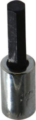 Proto - 1/4" Drive, 1/4" Hex Bit Socket - 1-7/8" OAL, 1" Bit Length - USA Tool & Supply