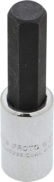 Proto - 1/4" Drive, 5/16" Hex Bit Socket - 1-7/8" OAL, 1" Bit Length - USA Tool & Supply