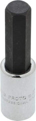 Proto - 1/4" Drive, 5/16" Hex Bit Socket - 1-7/8" OAL, 1" Bit Length - USA Tool & Supply