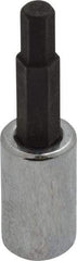 Proto - 1/4" Drive, 5mm Hex Bit Socket - 1-7/8" OAL, 1" Bit Length - USA Tool & Supply