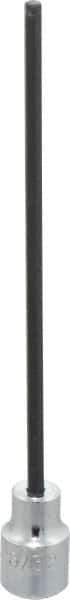 Proto - 3/8" Drive, 5/32" Hex Bit Socket - 6-3/32" OAL, 5" Bit Length, Long Hex Bit Socket - USA Tool & Supply