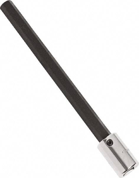 Proto - 3/8" Drive, 1/4" Hex Bit Socket - 6-3/32" OAL, 5" Bit Length, Long Hex Bit Socket - USA Tool & Supply