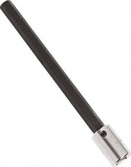 Proto - 3/8" Drive, 1/4" Hex Bit Socket - 6-3/32" OAL, 5" Bit Length, Long Hex Bit Socket - USA Tool & Supply