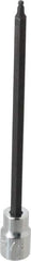 Proto - 3/8" Drive, 1/8" Hex Bit Socket - 6-3/32" OAL, 5" Bit Length, Long Ball End Hex Bit Socket - USA Tool & Supply