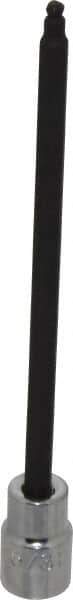 Proto - 3/8" Drive, 5/32" Hex Bit Socket - 6-3/32" OAL, 5" Bit Length, Long Ball End Hex Bit Socket - USA Tool & Supply