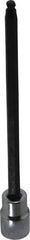 Proto - 3/8" Drive, 3/16" Hex Bit Socket - 6-3/32" OAL, 5" Bit Length, Long Ball End Hex Bit Socket - USA Tool & Supply