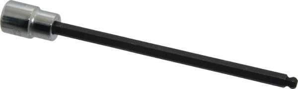 Proto - 3/8" Drive, 7/32" Hex Bit Socket - 6-3/32" OAL, 5" Bit Length, Long Ball End Hex Bit Socket - USA Tool & Supply