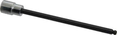 Proto - 3/8" Drive, 7/32" Hex Bit Socket - 6-3/32" OAL, 5" Bit Length, Long Ball End Hex Bit Socket - USA Tool & Supply